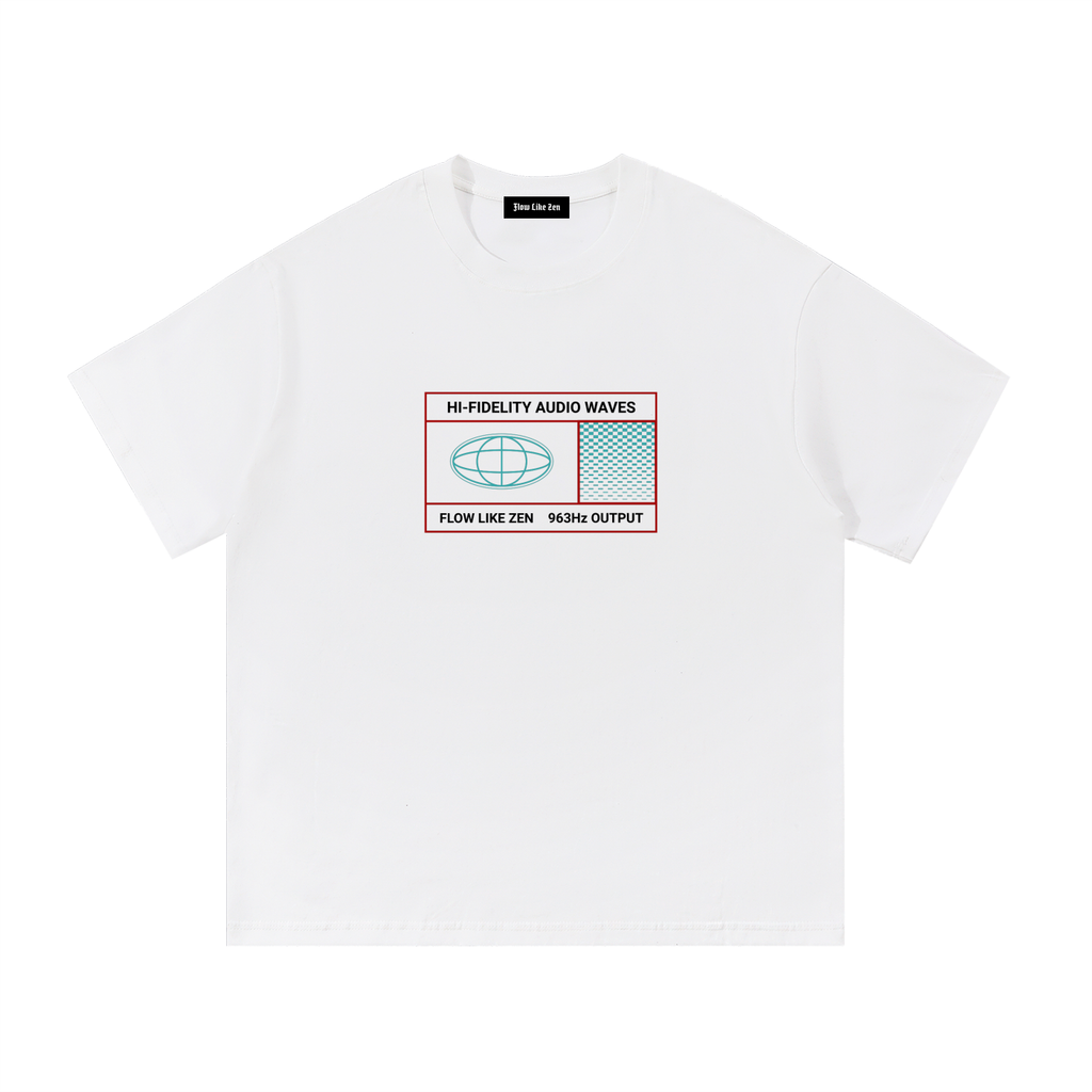 HI-FI Audio Waves Relaxed T-Shirt