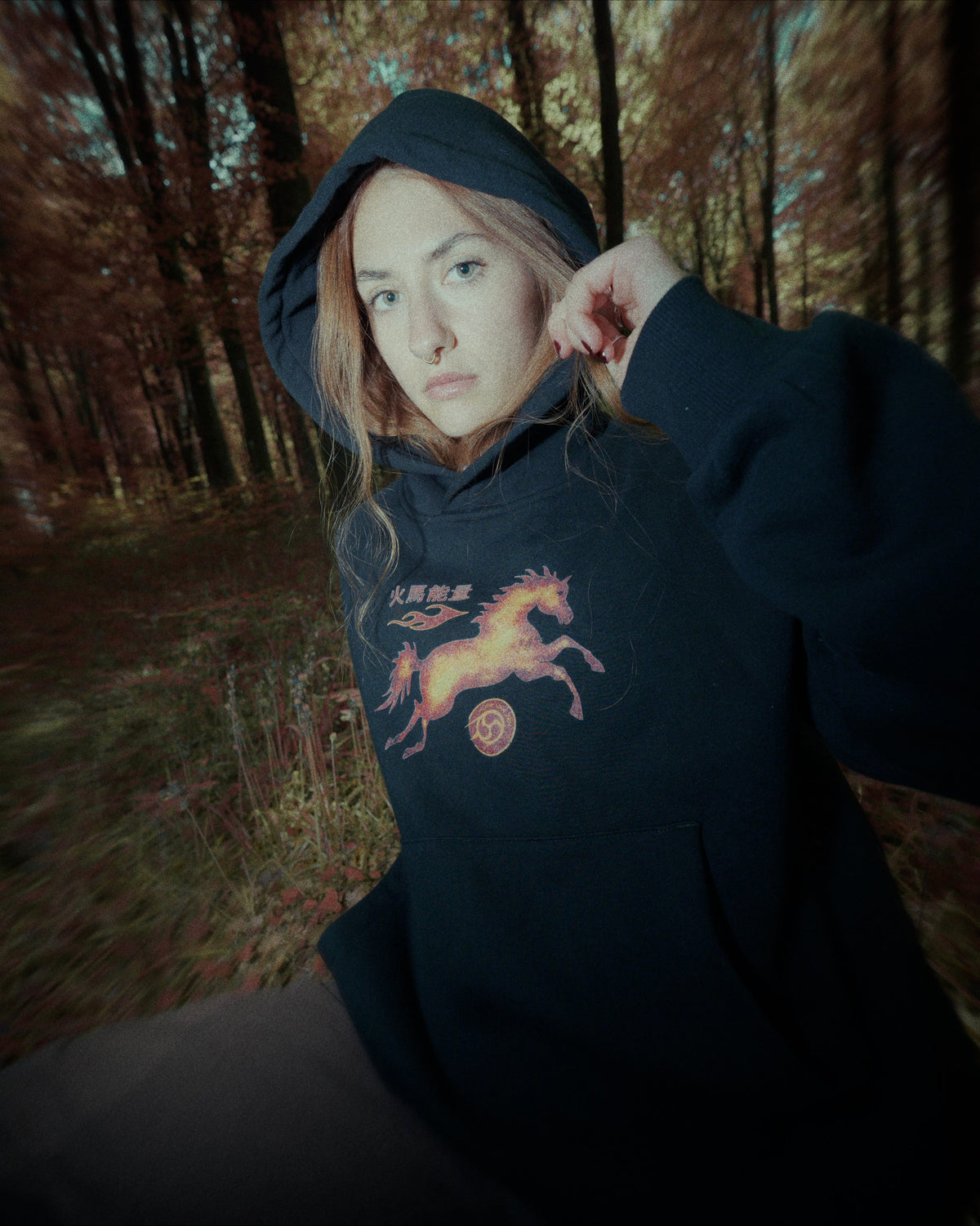 Horse,Hoodie,Streetwear,Clothing