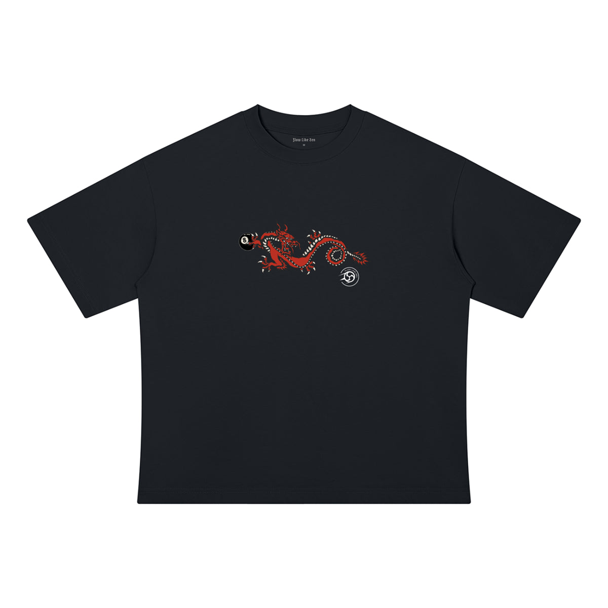 8 Ball Dragon, Box Fit T-Shirt