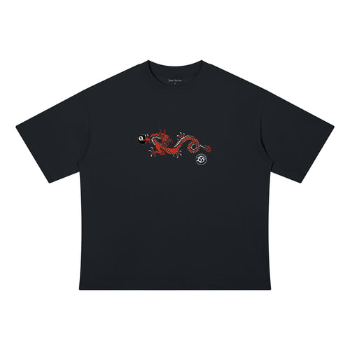 8 Ball Dragon, Box Fit T-Shirt