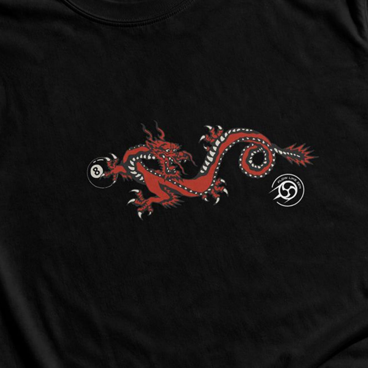 8 Ball Dragon, Box Fit T-Shirt