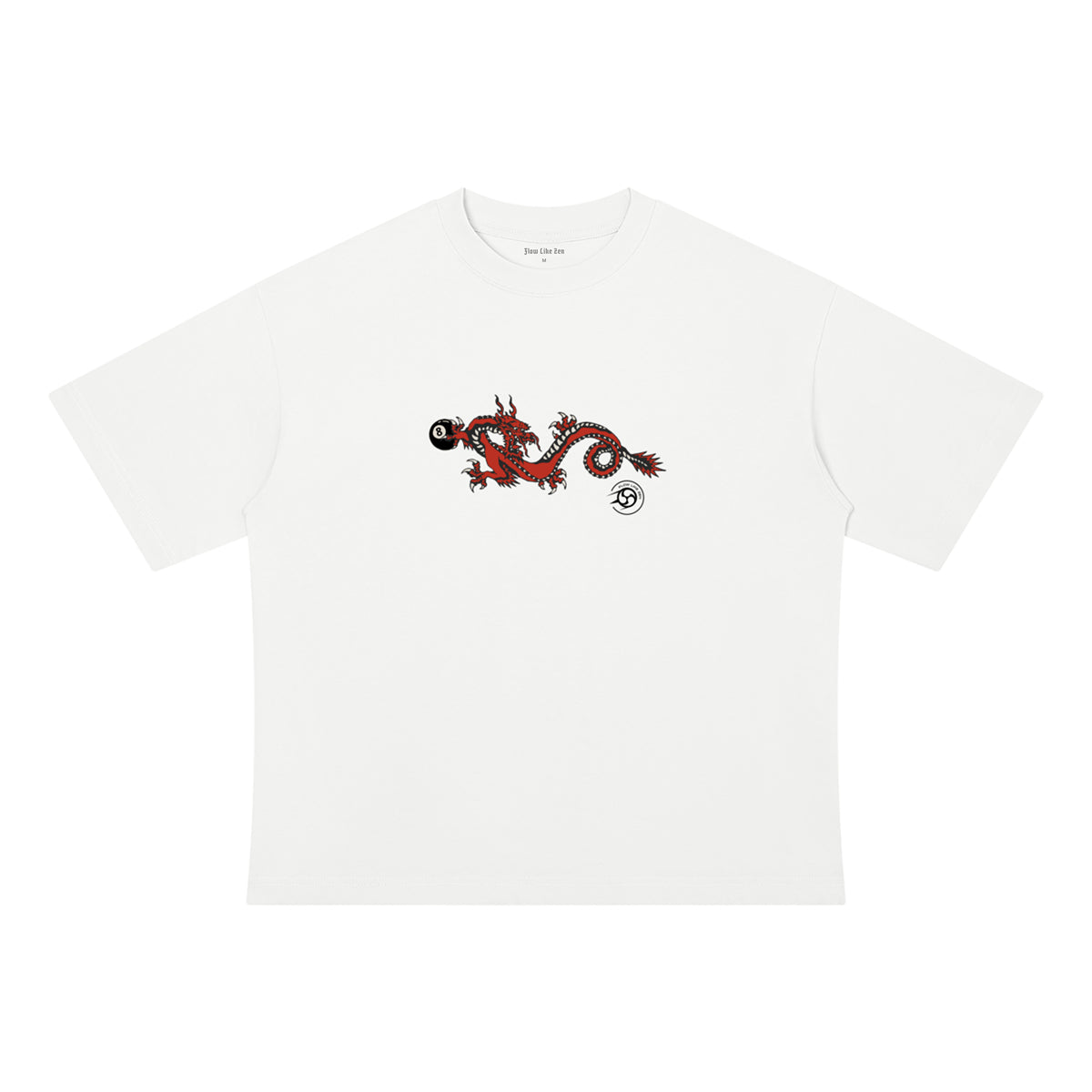 8 Ball Dragon, Box Fit T-Shirt