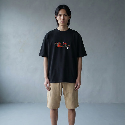 8 Ball Dragon Graphic T-Shirt