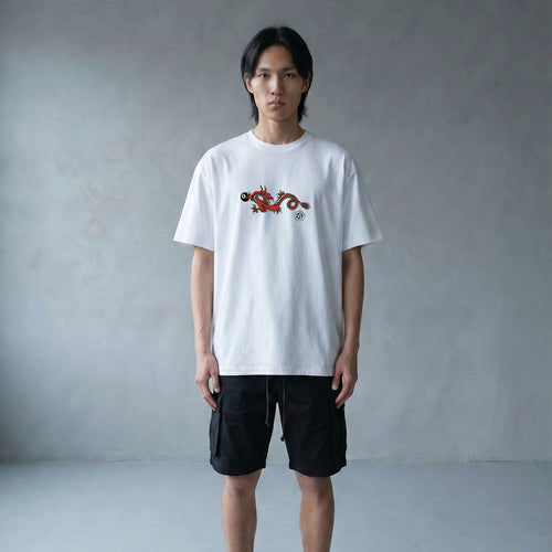 8 Ball Dragon Graphic T-Shirt