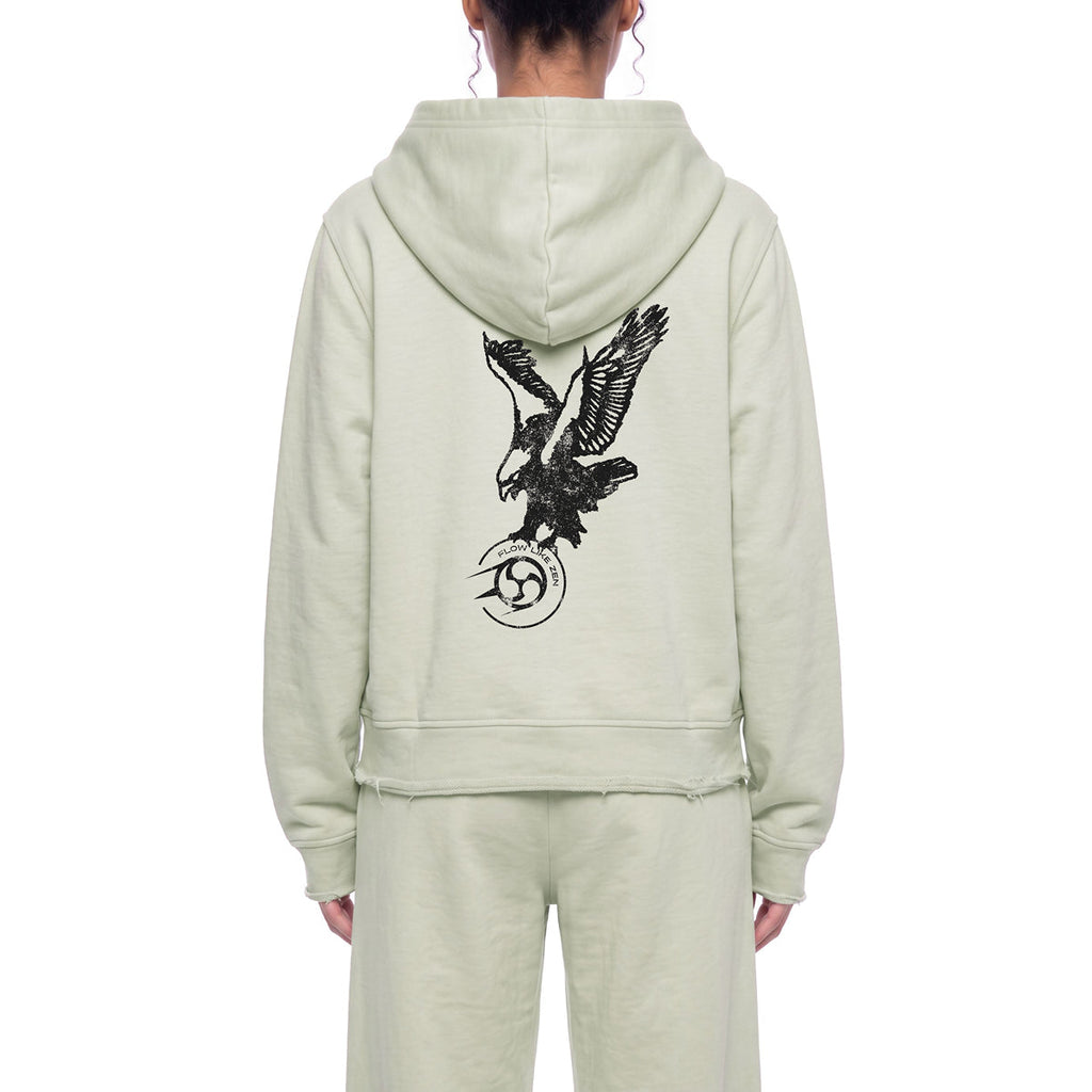 EAGLE’S GRIP, Women’s Raw Edge Full Double Zip Hoodie