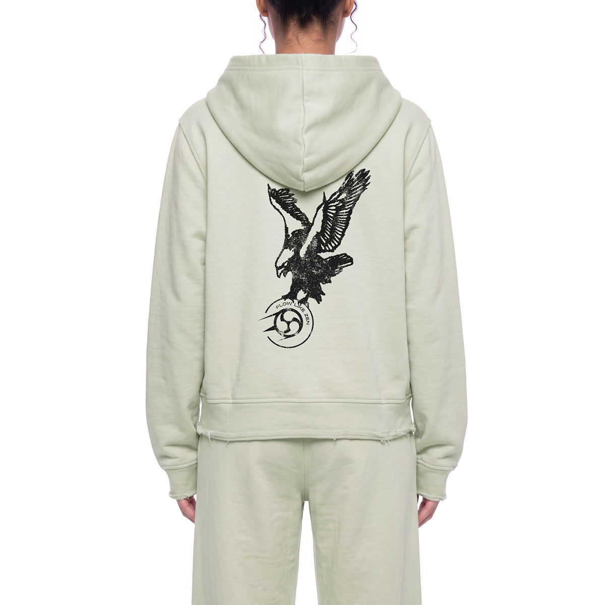 EAGLE’S GRIP, Women’s Raw Edge Full Double Zip Hoodie