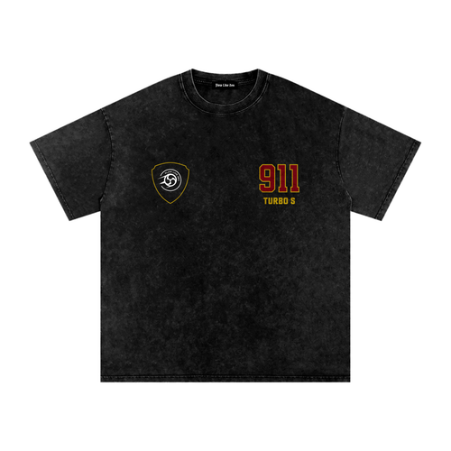 911 Turbo S Snow Washed Oversized T-Shirt