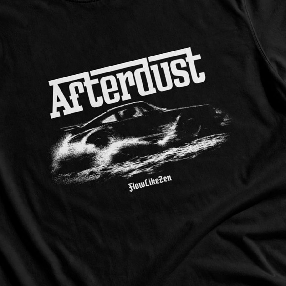 AFTERDUST, Box Fit, Drop Shoulder Cotton T-Shirt