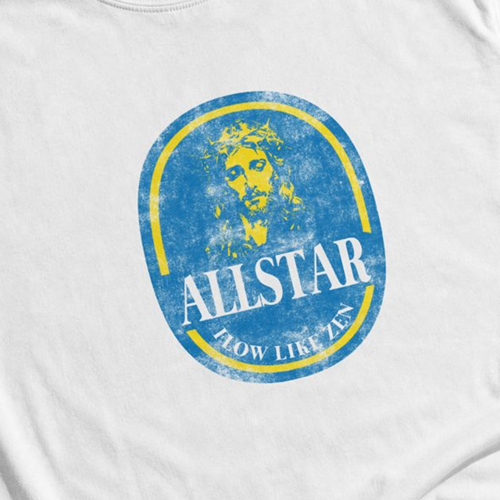 ALLSTAR, Vintage Washed Frayed T-Shirt
