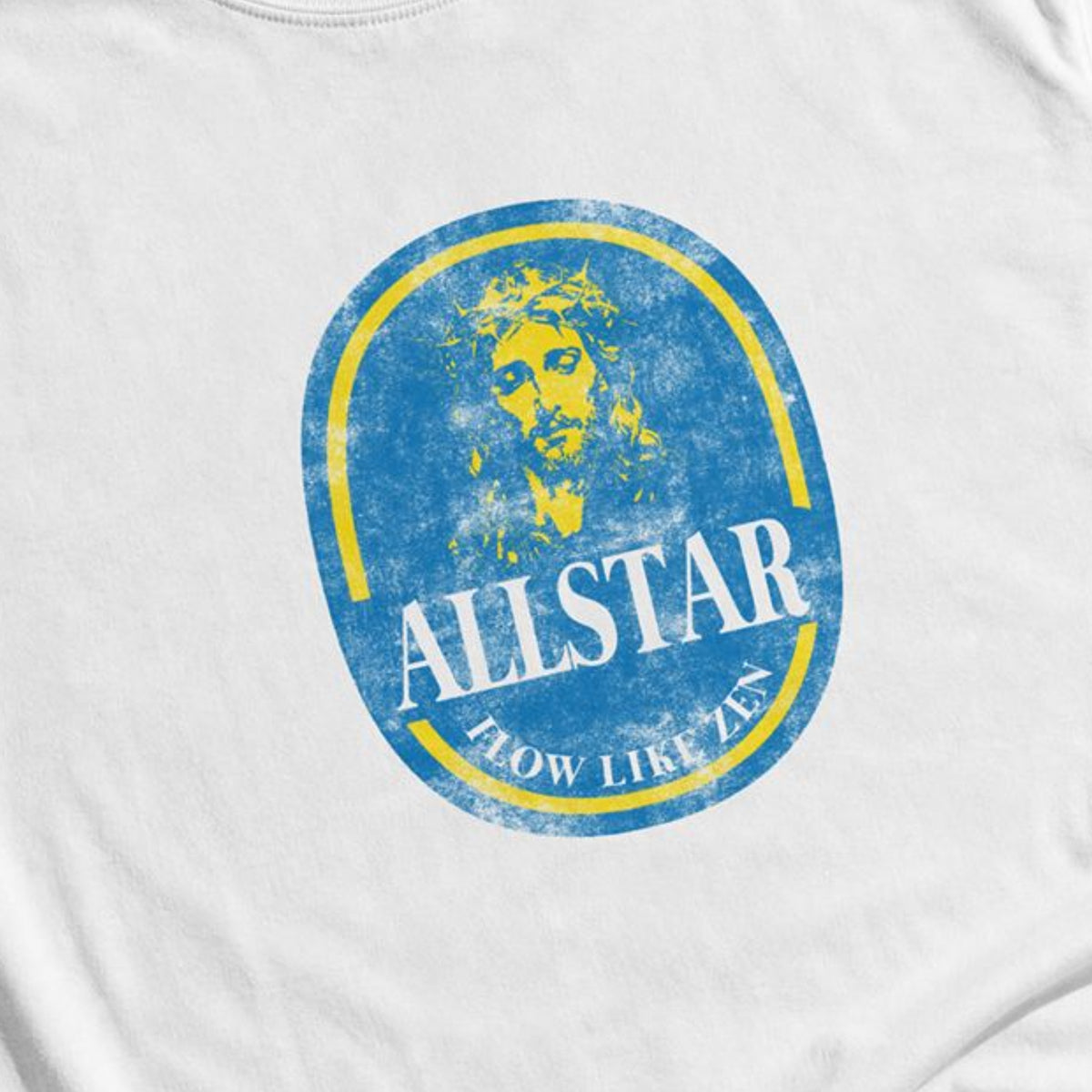 ALLSTAR, Vintage Washed Frayed T-Shirt