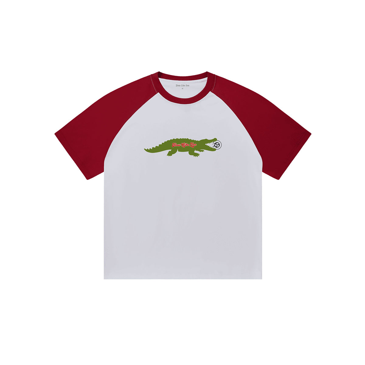 BITE SIZE, Colour-Blocked Raglan Sleeve T-Shirt