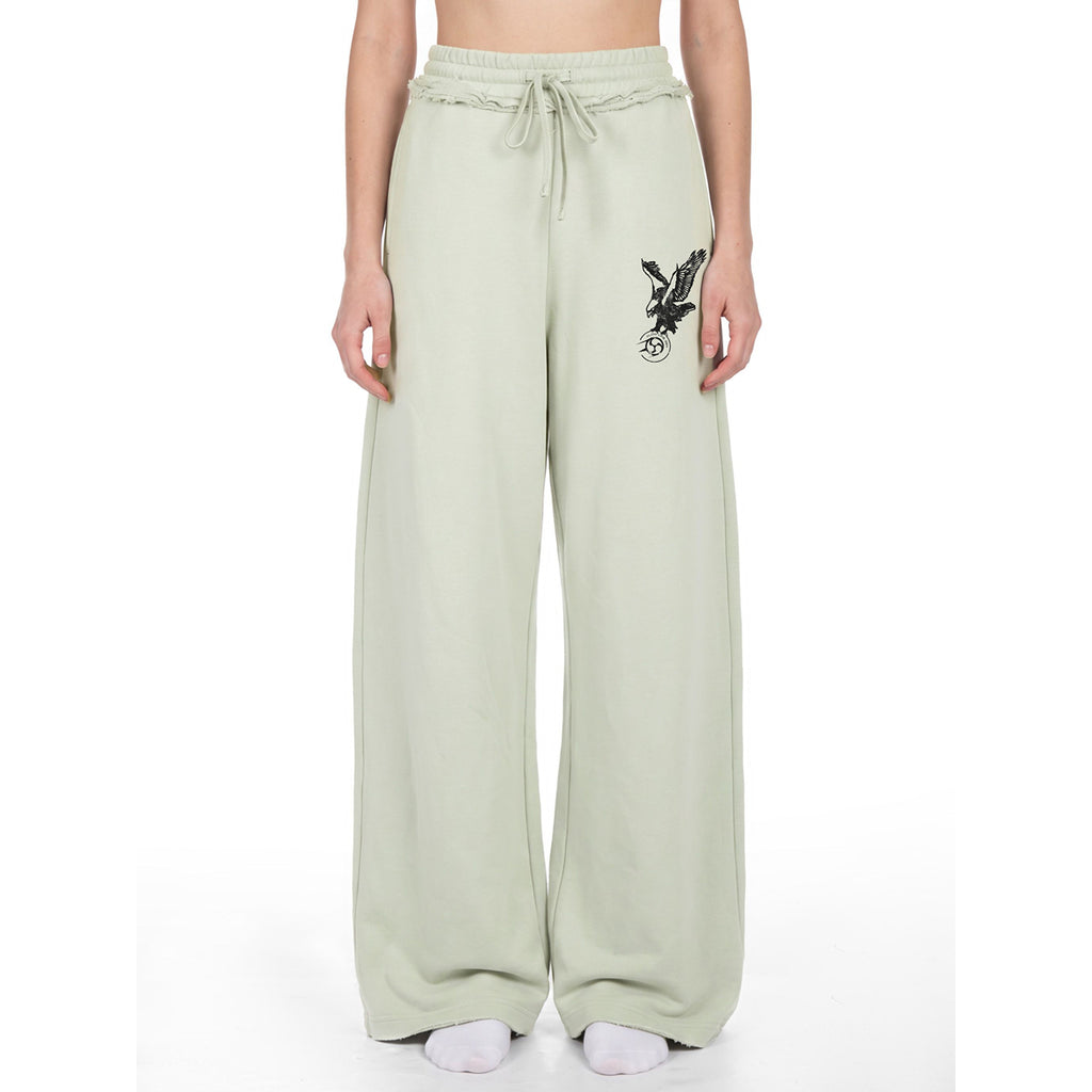 EAGLE’S GRIP, Women’s Wide Leg Raw Edge Sweatpants