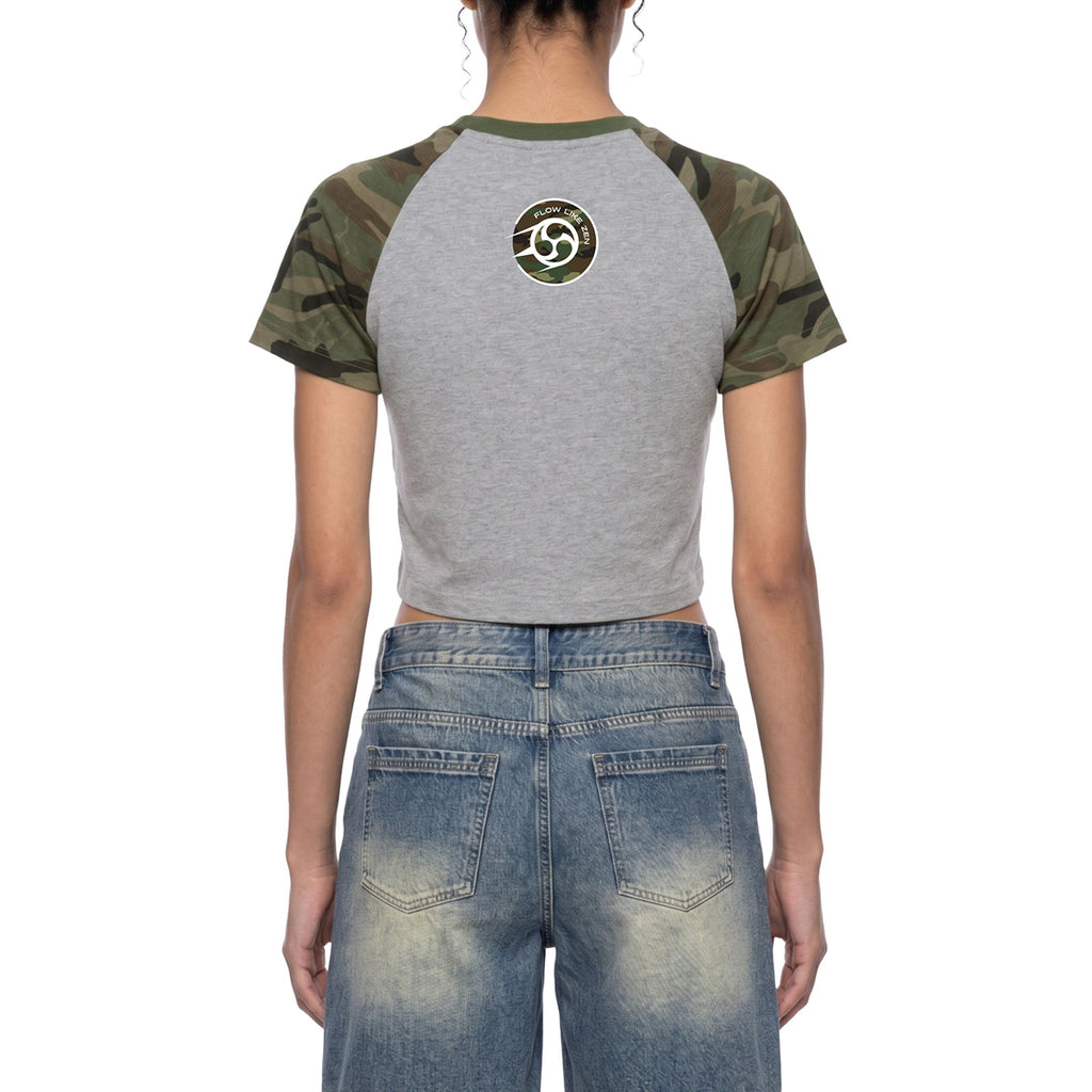 Militant Camo Crop T-Shirt
