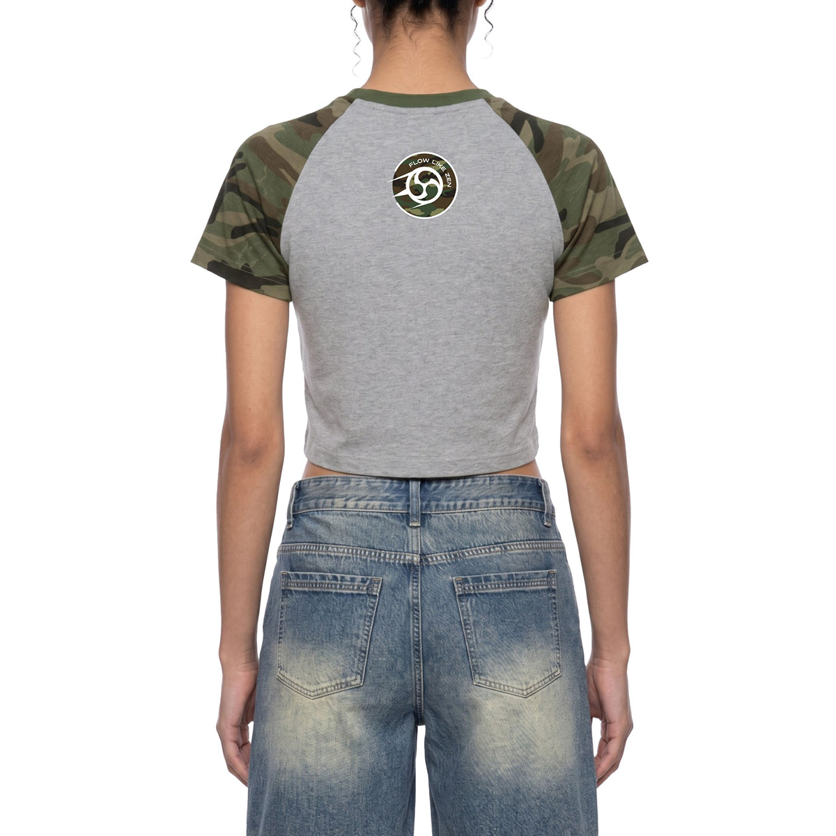 Militant Camo Crop T-Shirt