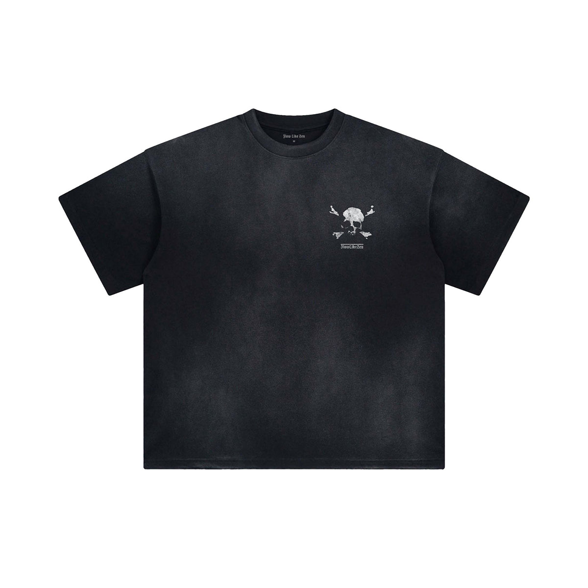 REBELLION, All-over Sunfade Effect T-Shirt