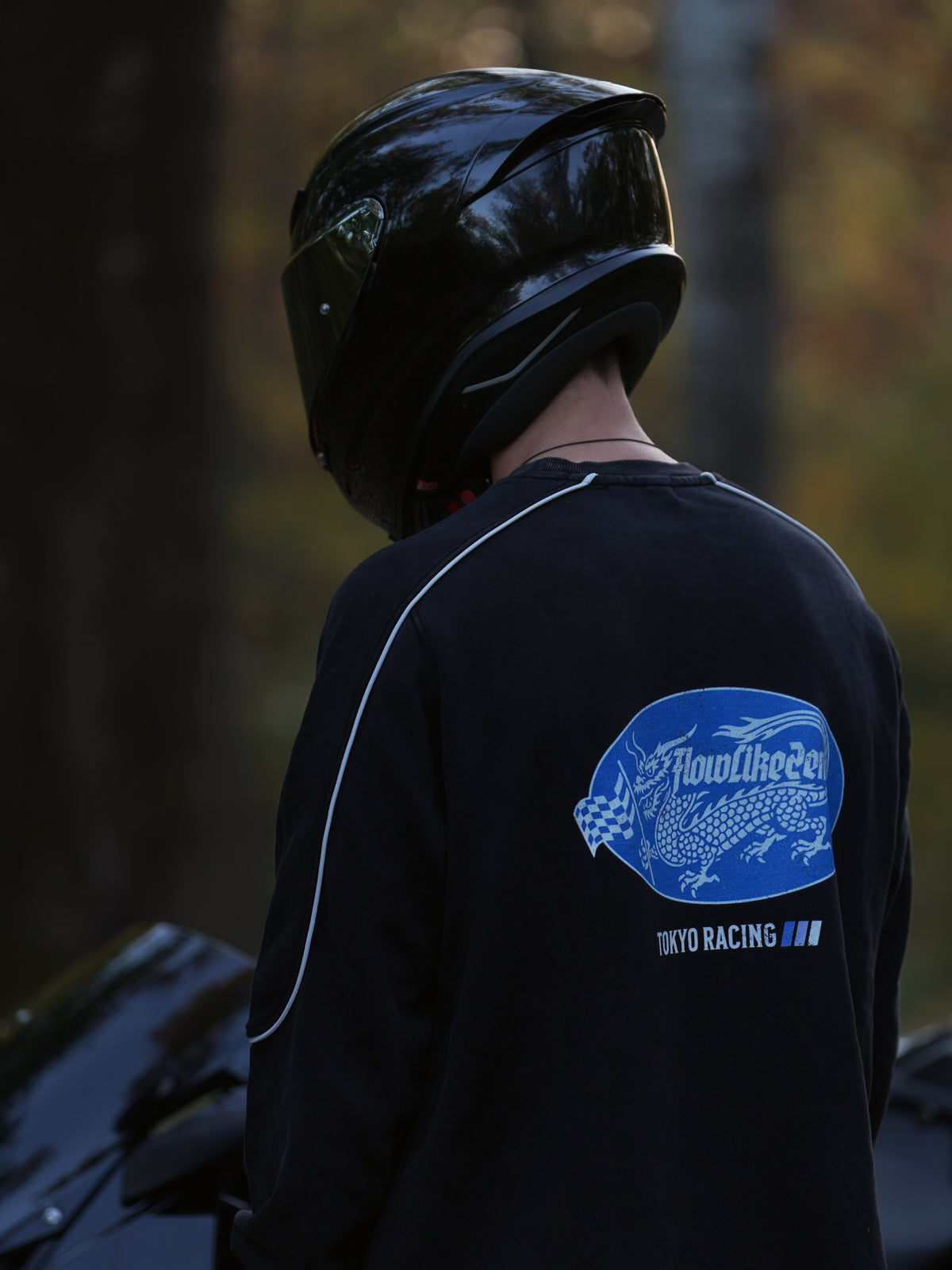 TOKYO RACING, Raw Hem Sweatshirt