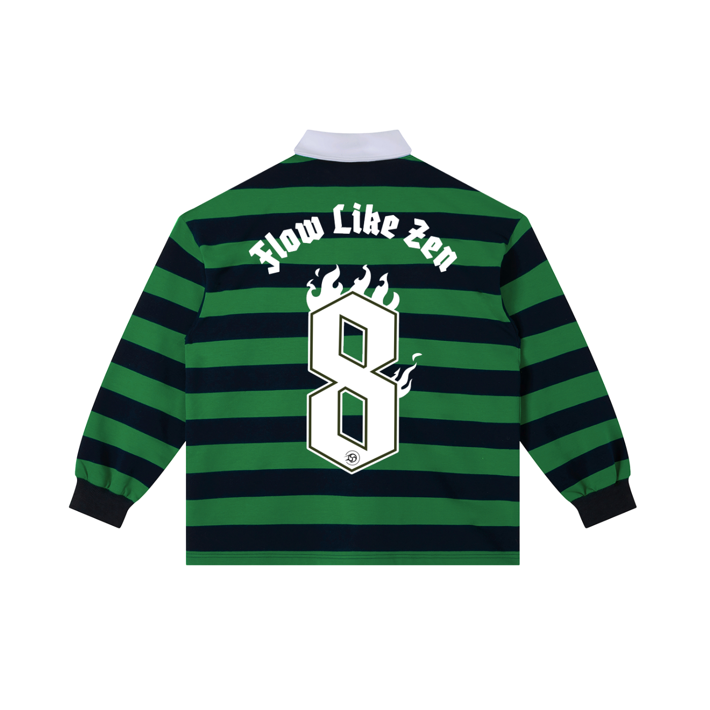 Color Block Stripe Polo Shirt