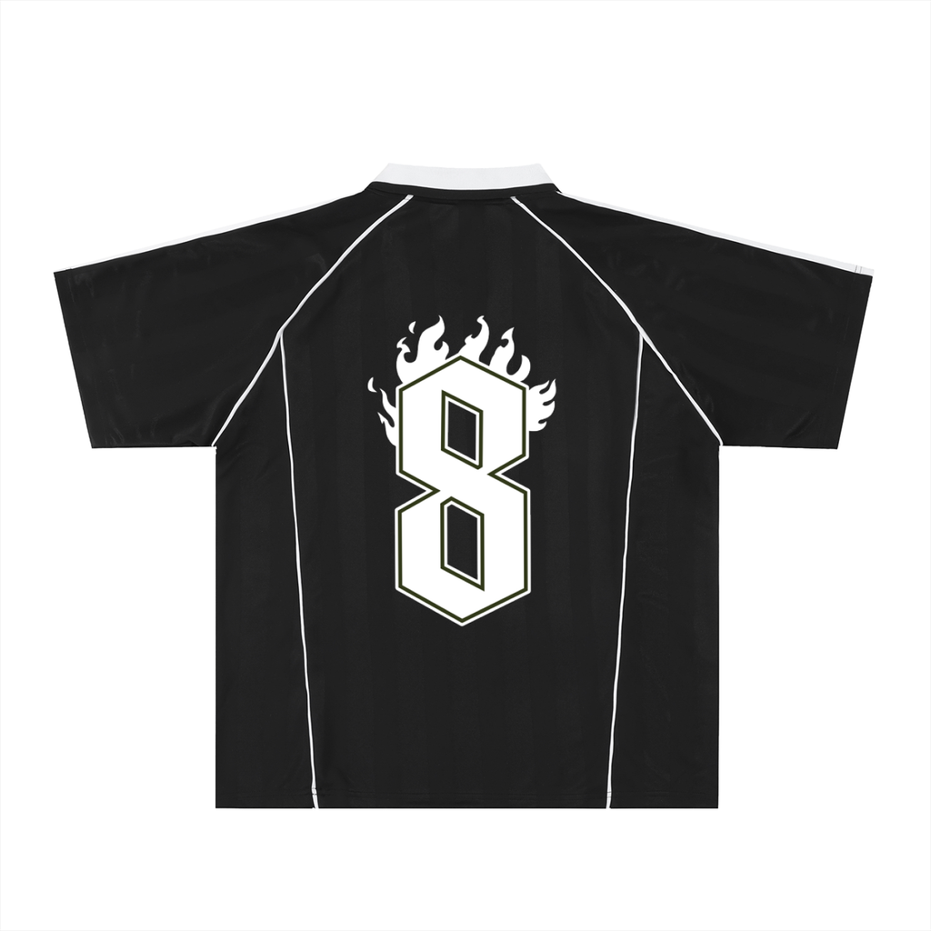 Football,Jersey,Dragon,Eight,Streetwear