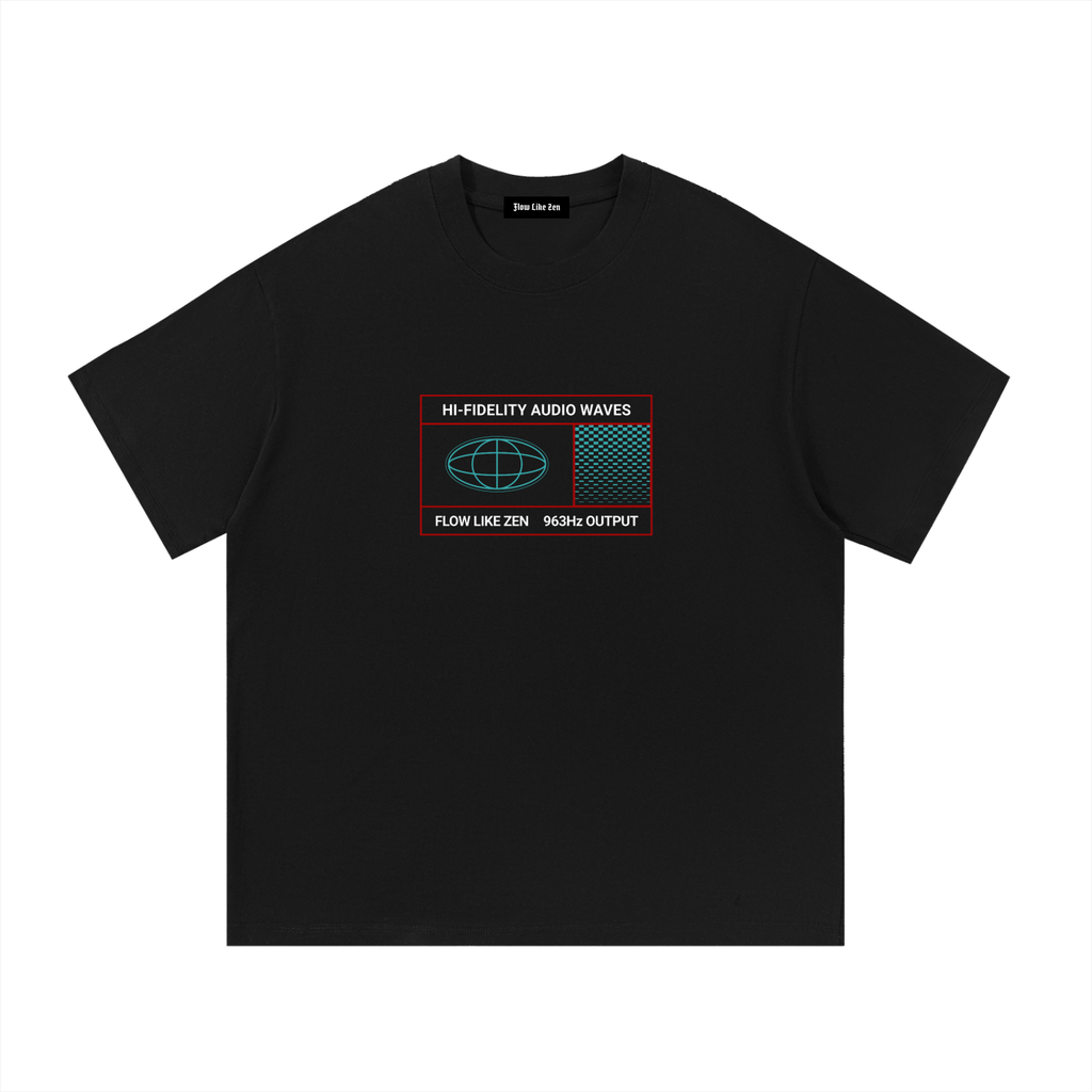 HI-FI Audio Waves Relaxed T-Shirt