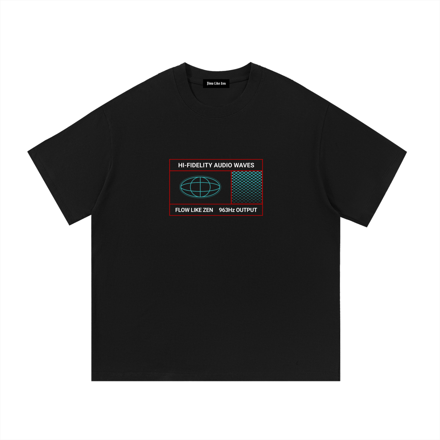 HI-FI Audio Waves Relaxed T-Shirt