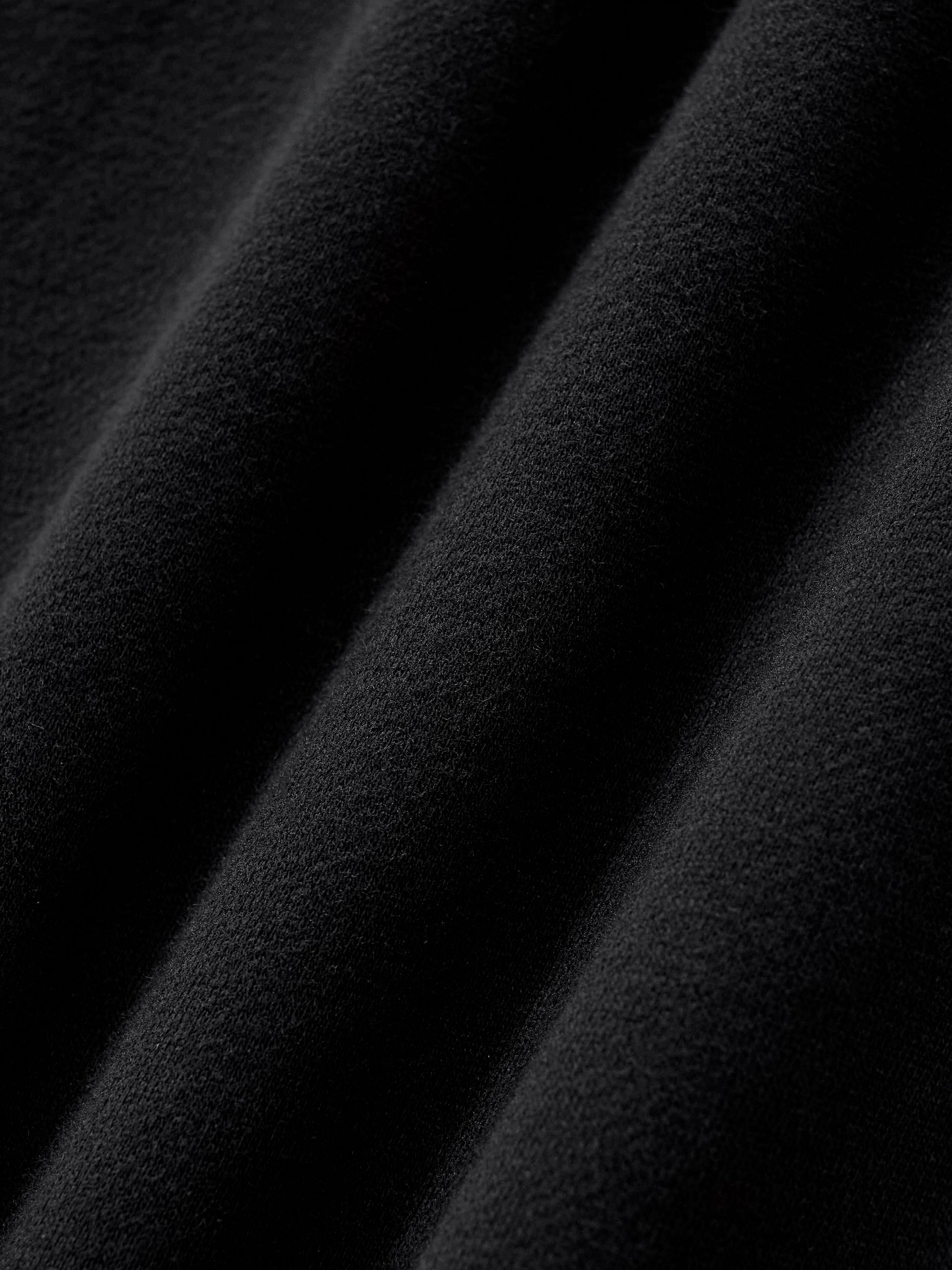 Shadow Dragon Side Stripe Drop-Shoulder Hoodie