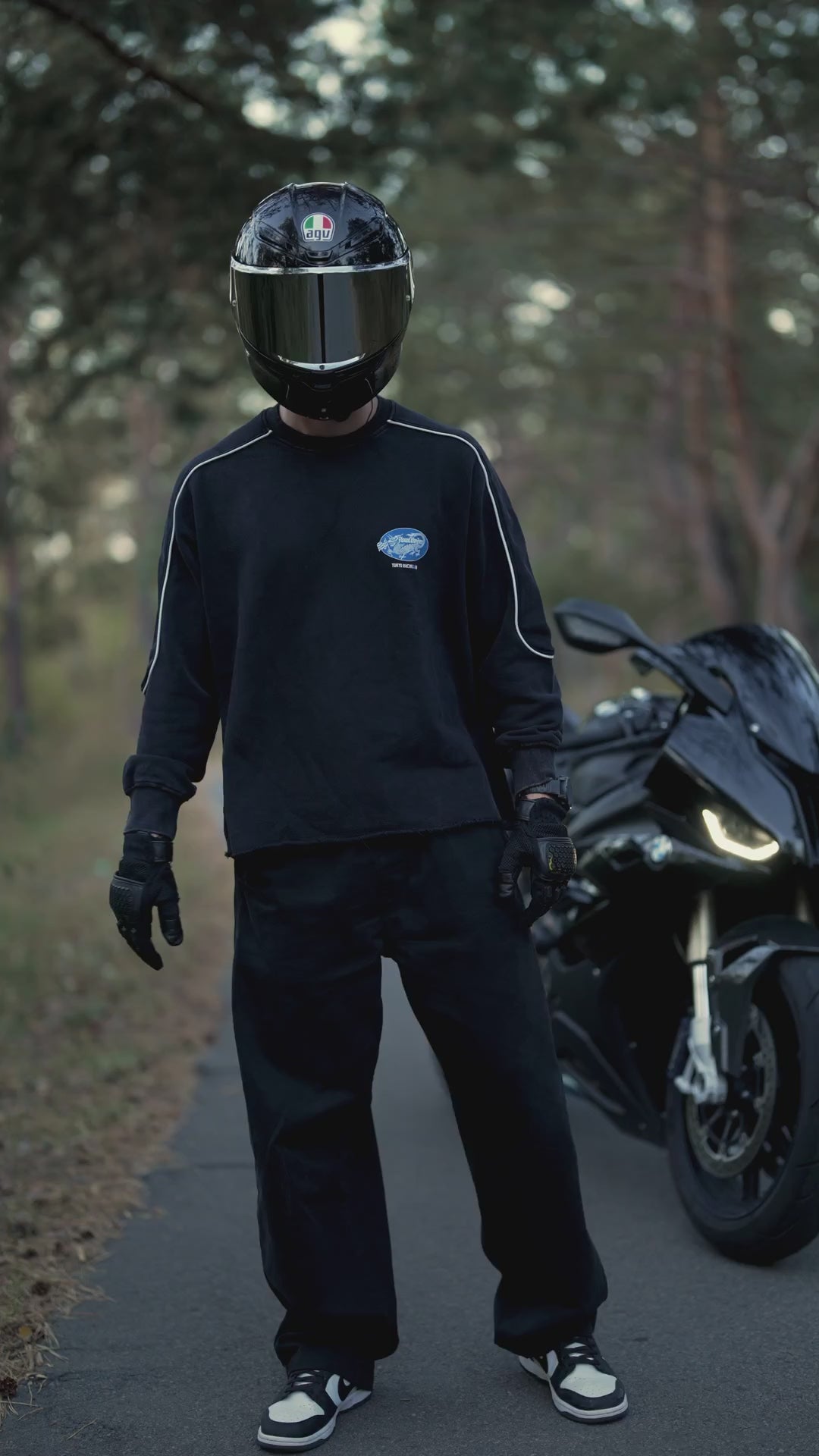 TOKYO RACING, Raw Hem Sweatshirt